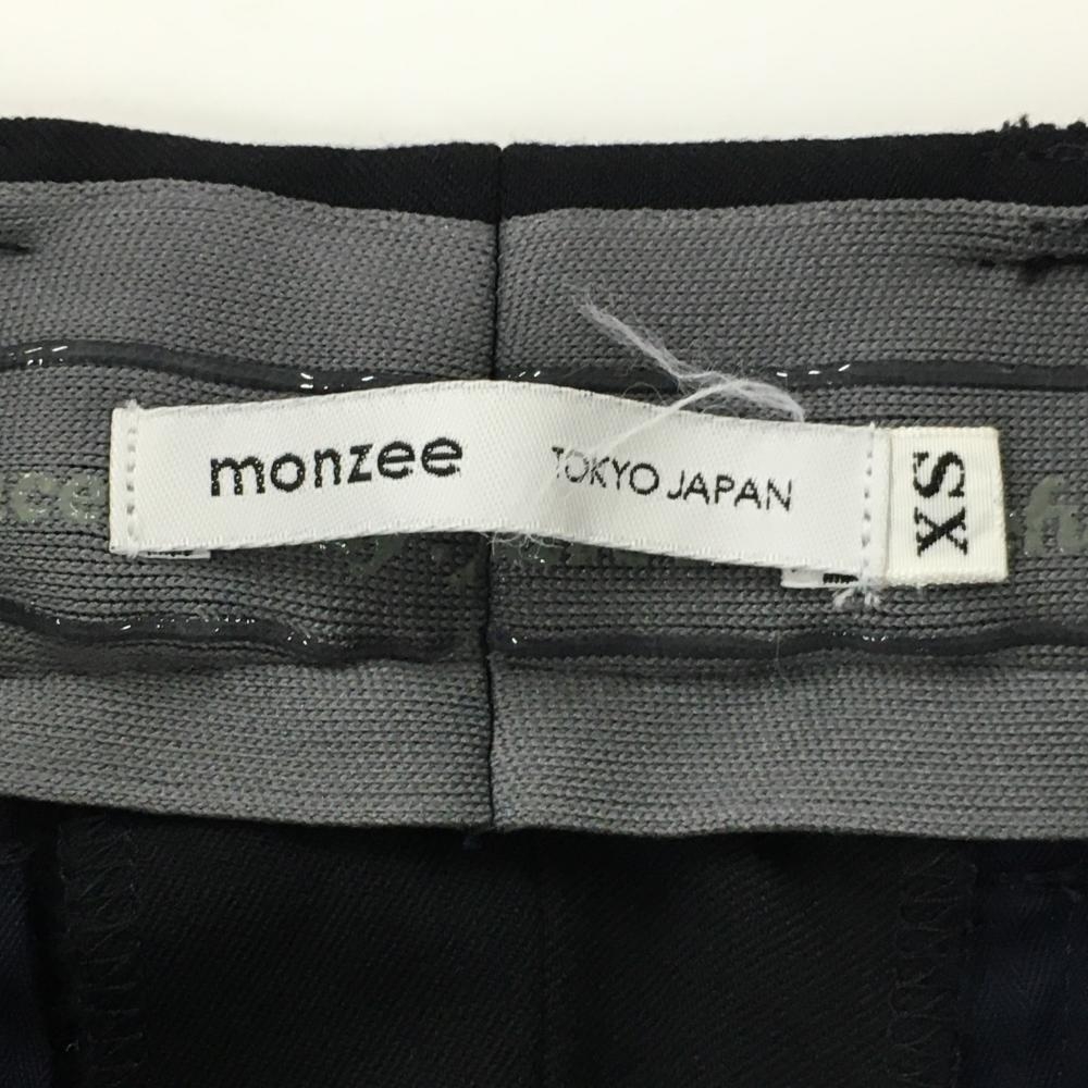 超美品】モンジー パンツ 黒 裏微起毛 ポケット口ロゴ刺しゅう メンズ XS ゴルフウェア monzee - 中古ゴルフウェア 通販サイトReonard(レオナード)