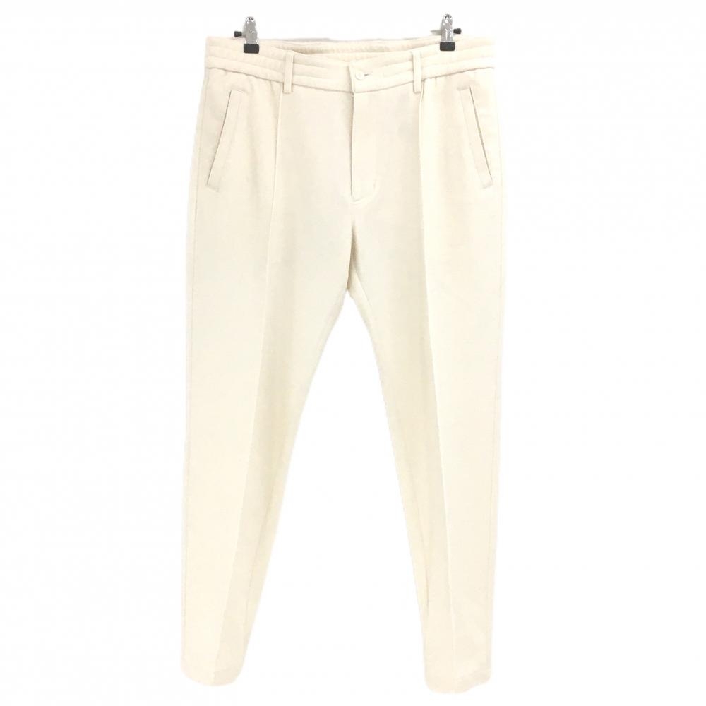 トラット パンツ 白 表微起毛 ストレッチ ウエスト一部ゴム  メンズ 91 ゴルフウェア TRATTO