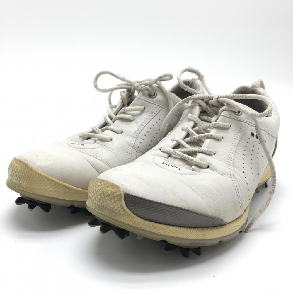 エコー ゴルフシューズ ライトグレー系 HYDROMAX 紐靴 レディース 37（23.5） ゴルフウェア ECCO