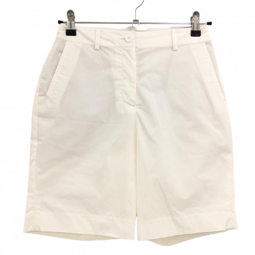 【超美品】ピッコーネ ハーフパンツ 白 シンプル レディース 36(S) ゴルフウェア PICONE