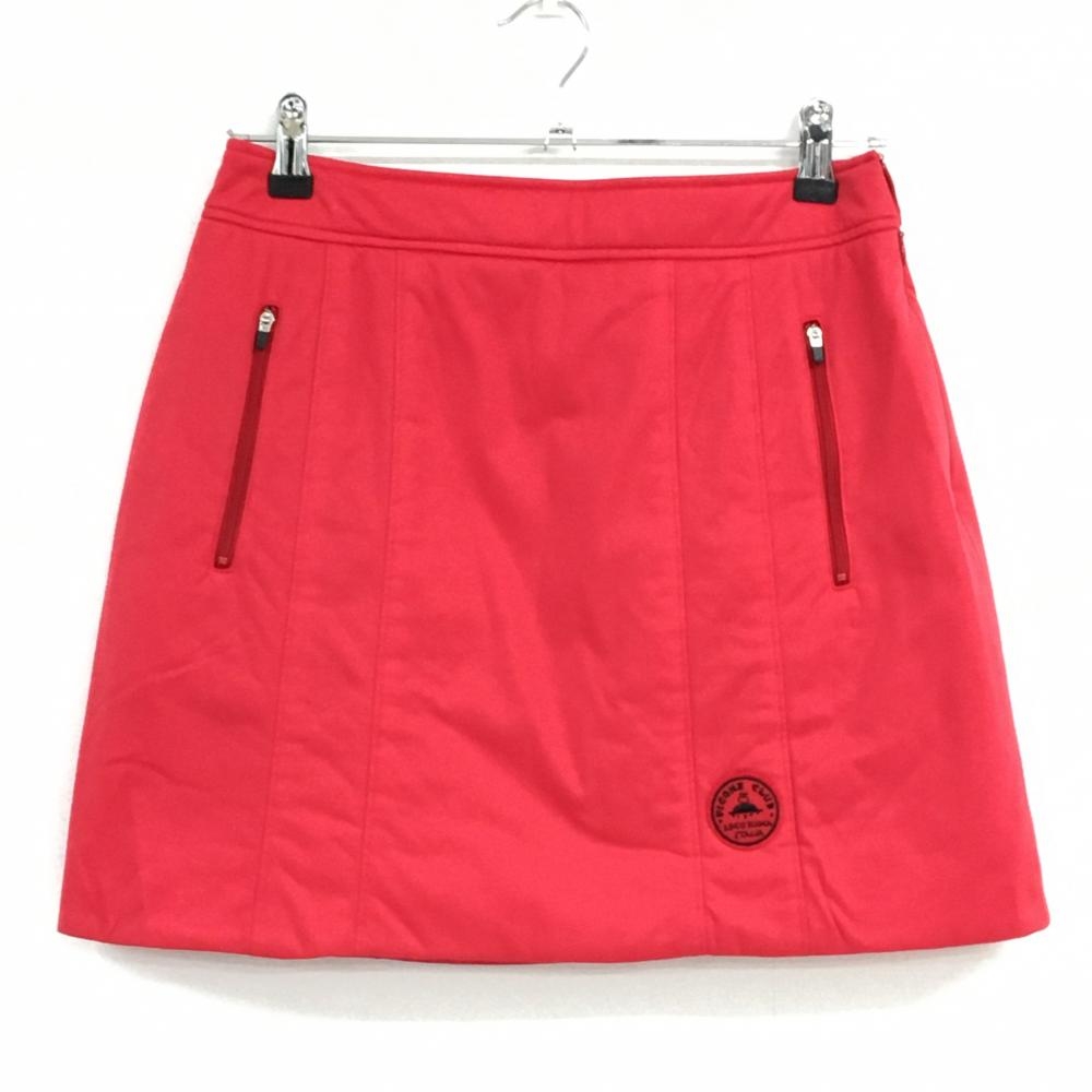 【美品】ピッコーネクラブ 中綿スカート レッド ロゴワッペン  レディース 38(M) ゴルフウェア PICONE