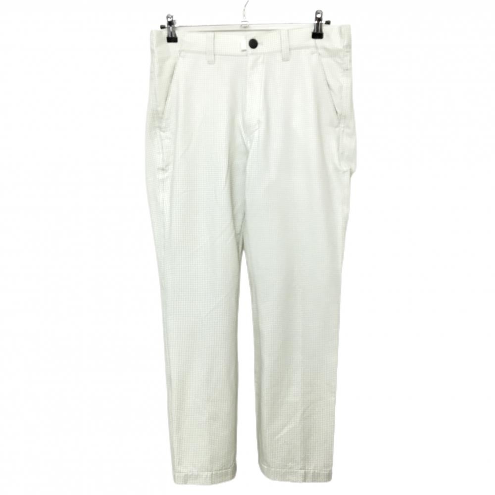 【美品】ブリヂストンTOURB パンツ ライトグリーン×白 千鳥格子 裏起毛 メンズ 82 ゴルフウェア Bridgestone