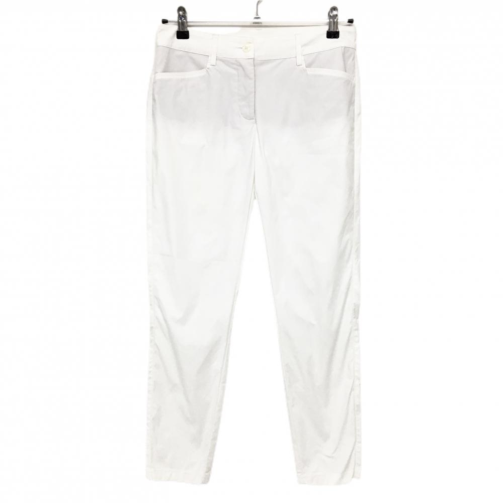 シェルボ ナイロンパンツ 白 シンプル ストレッチ レディース USA-XS ゴルフウェア CHERVO