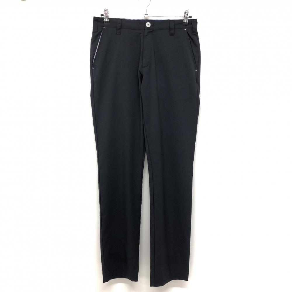 【美品】トミーヒルフィガーゴルフ パンツ ダークネイビー ポケット口斜めストライプ 薄手  メンズ M ゴルフウェア Tommy Hilfiger Golf