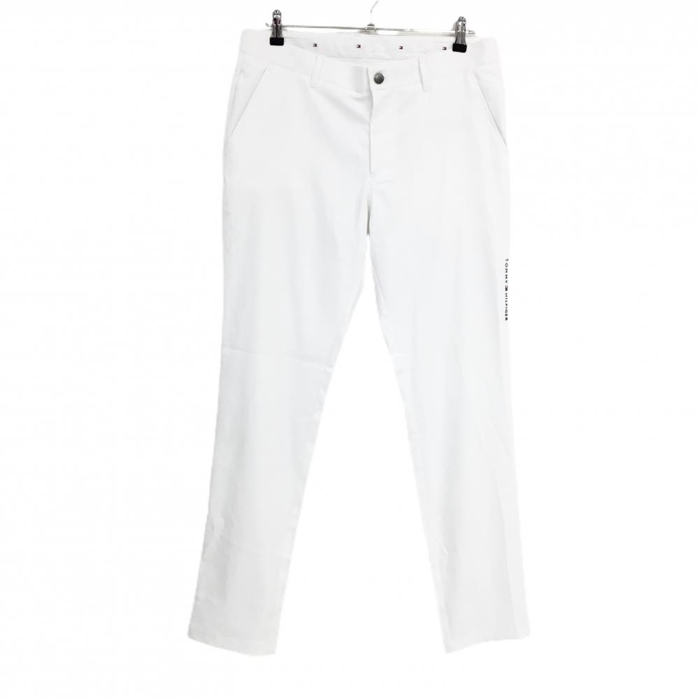 トミーヒルフィガーゴルフ パンツ 白 ロゴネイビー  メンズ LL ゴルフウェア Tommy Hilfiger Golf