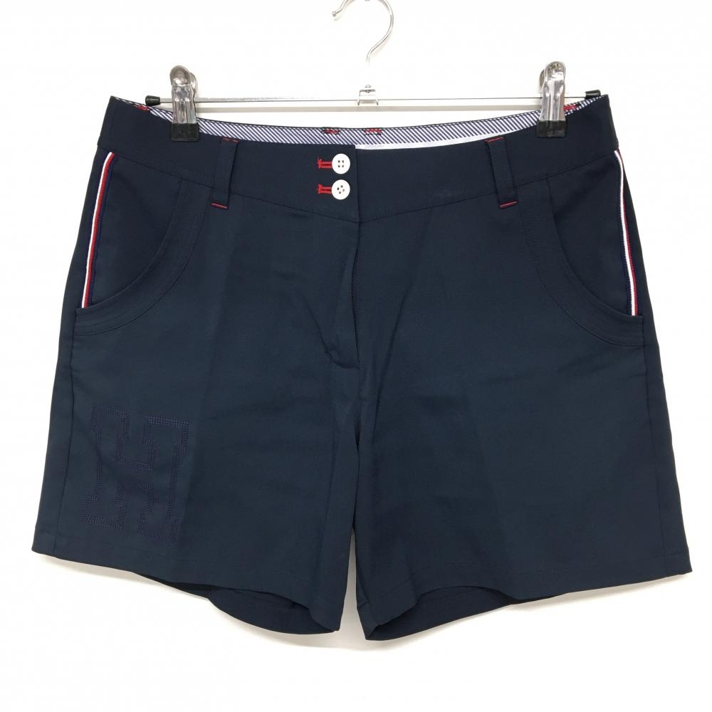 トミーヒルフィガー ハーフパンツ ネイビー サイロトリコロールライン レディース L ゴルフウェア Tommy Hilfiger Golf