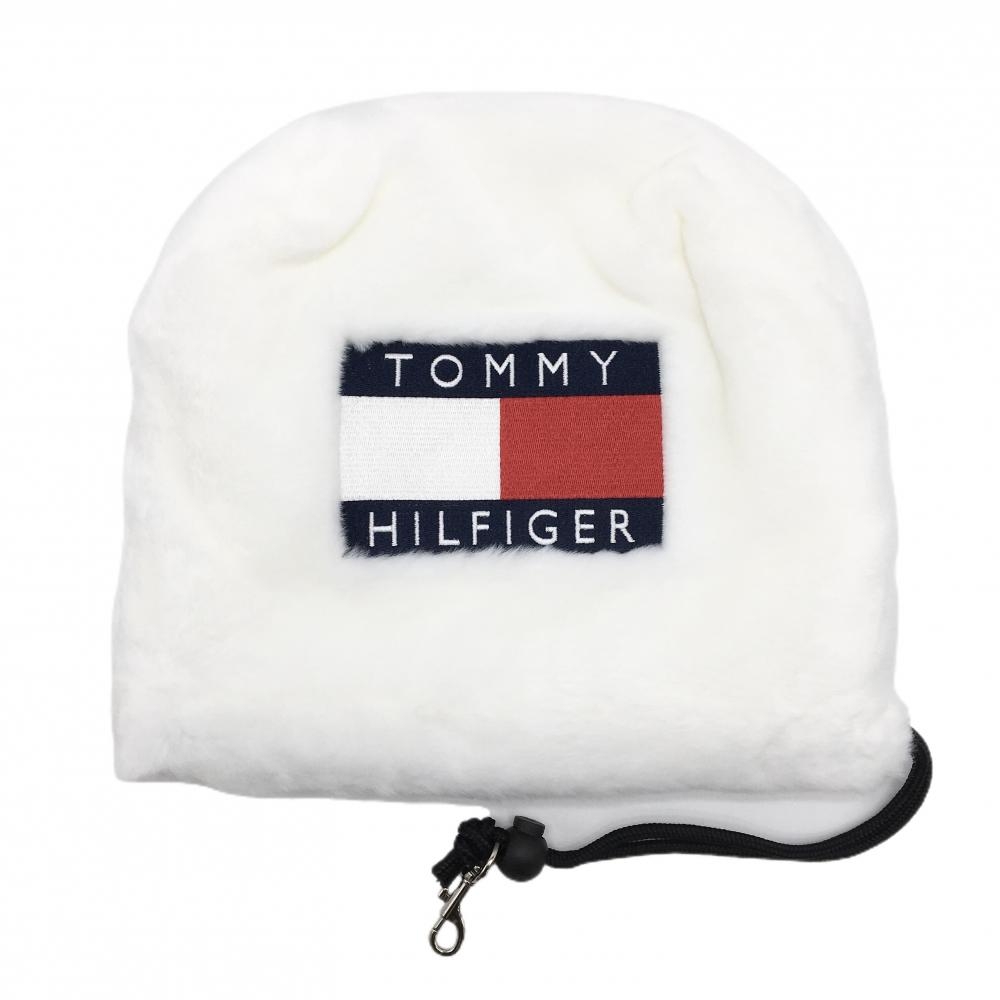 【新品】トミーヒルフィガーゴルフ アイアンカバー 白×ネイビー ファー ヘッドカバー ゴルフ Tommy Hilfiger Golf