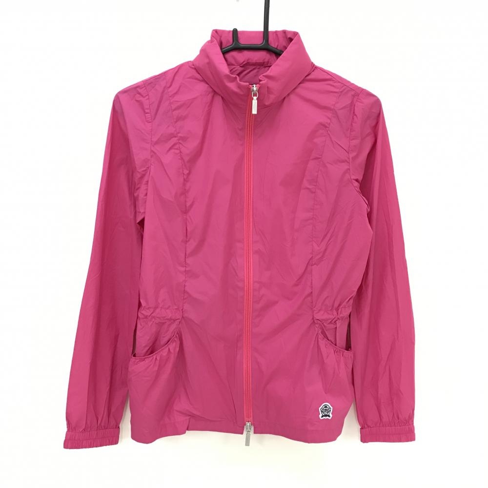 【美品】ポールスチュアートスポーツ ジャケット ピンク フード収納 裏地メッシュ  レディース M ゴルフウェア Paul Stuart SPORT