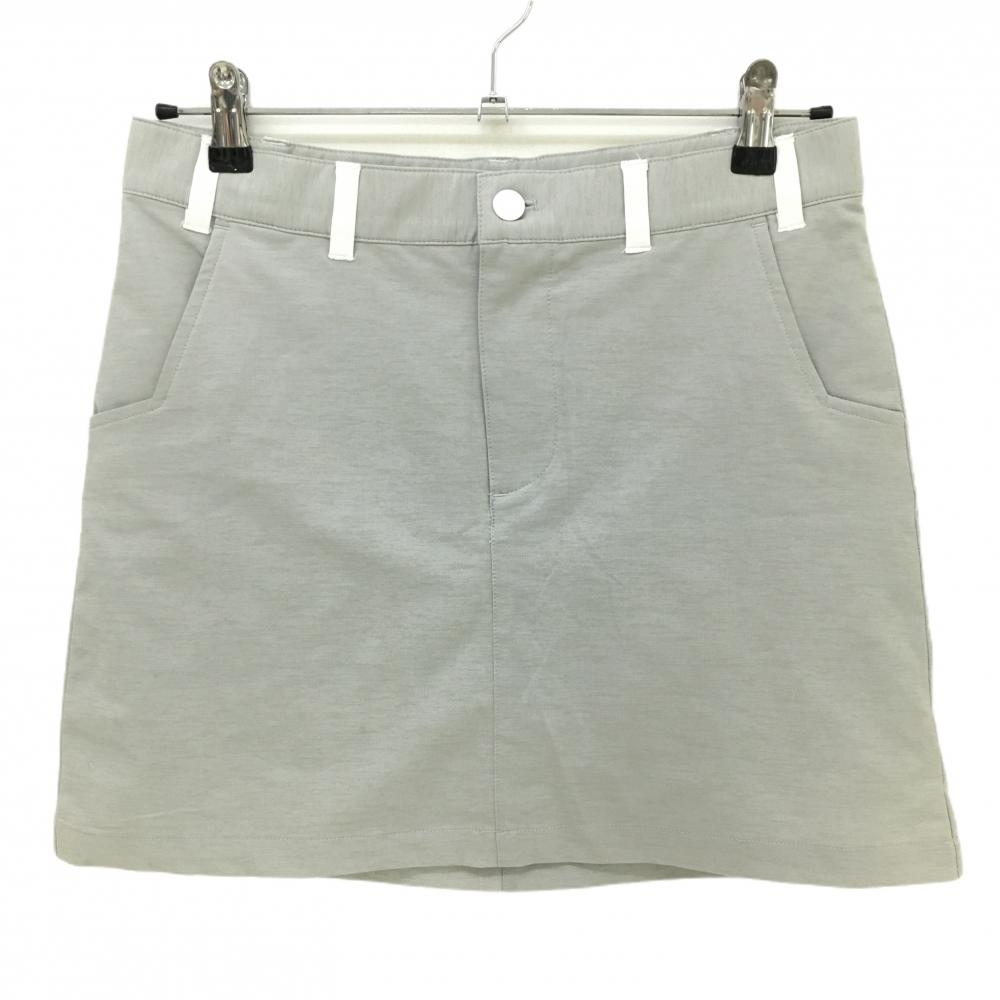 クランク スカート 杢グレー  ストレッチ メッシュ裏地  レディース M ゴルフウェア CLUNK