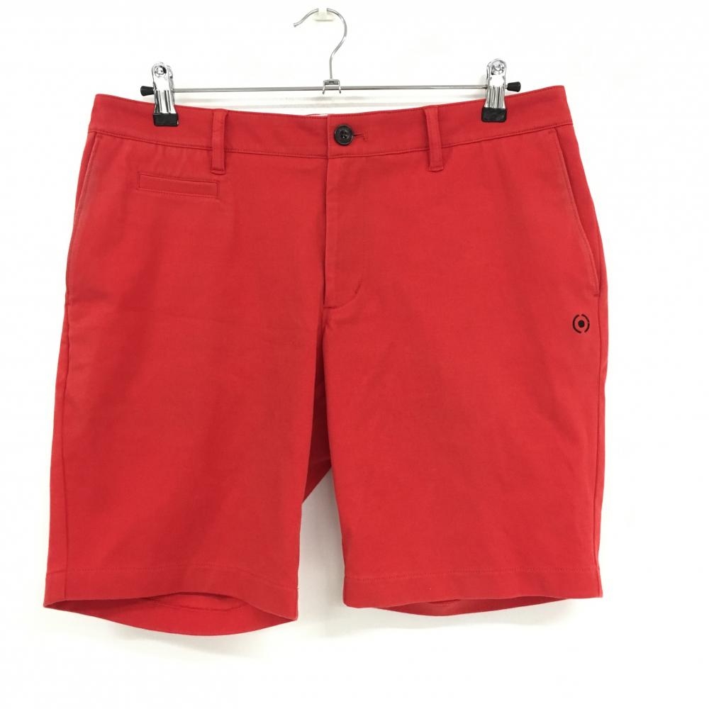 ピン ハーフパンツ レッド ストレッチ 右ポケット口・ポケット内布汚れ、色褪せ メンズ L ゴルフウェア PING