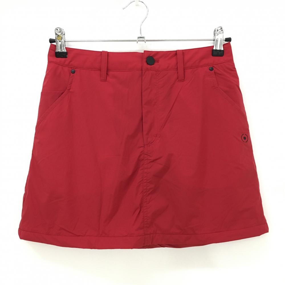 【超美品】ピン スカート レッド×黒 裏地付き ストレッチ レディース S ゴルフウェア PING