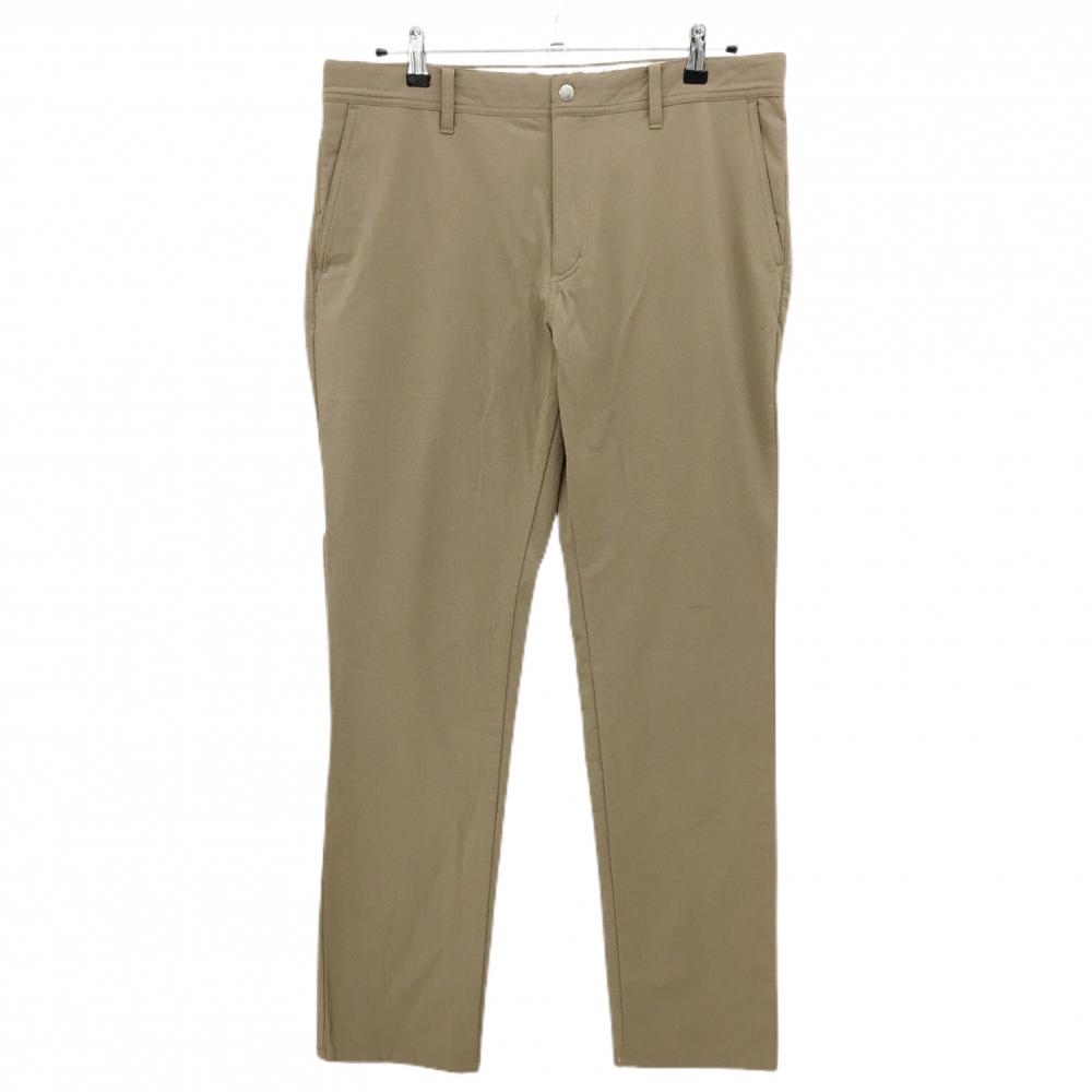 【超美品】トラヴィスマシュー パンツ ベージュ 裏起毛 バックロゴ メンズ XL ゴルフウェア TravisMathew