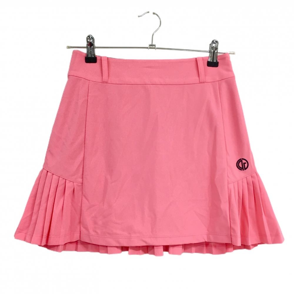 【超美品】CPG スカート ピンク サイド・後ろプリーツ 後ろウエストゴム レディース 1(S) ゴルフウェア CPG