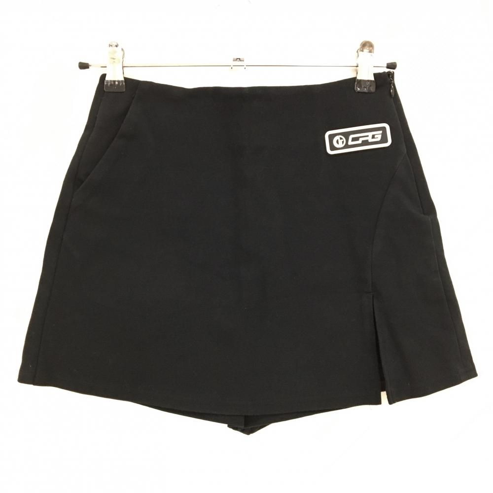 CPG キュロットスカート 黒 シリコンロゴ レディース 2(M) ゴルフウェア CPG