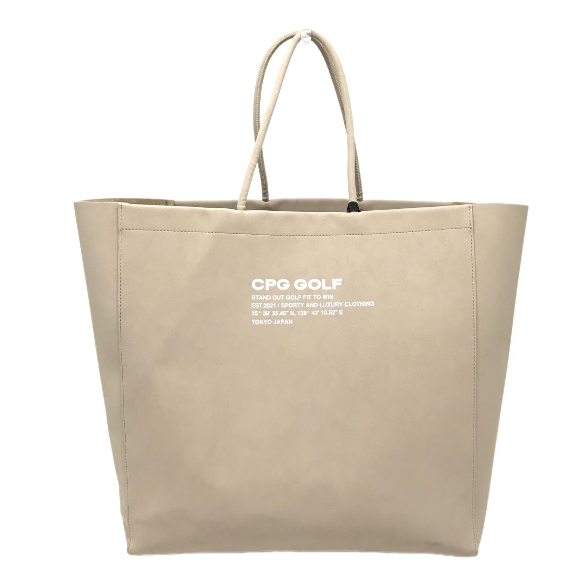 【未使用品】CPG ビッグトートバッグ ベージュ ロッカーバッグ ゴルフ 2024年モデル CPG