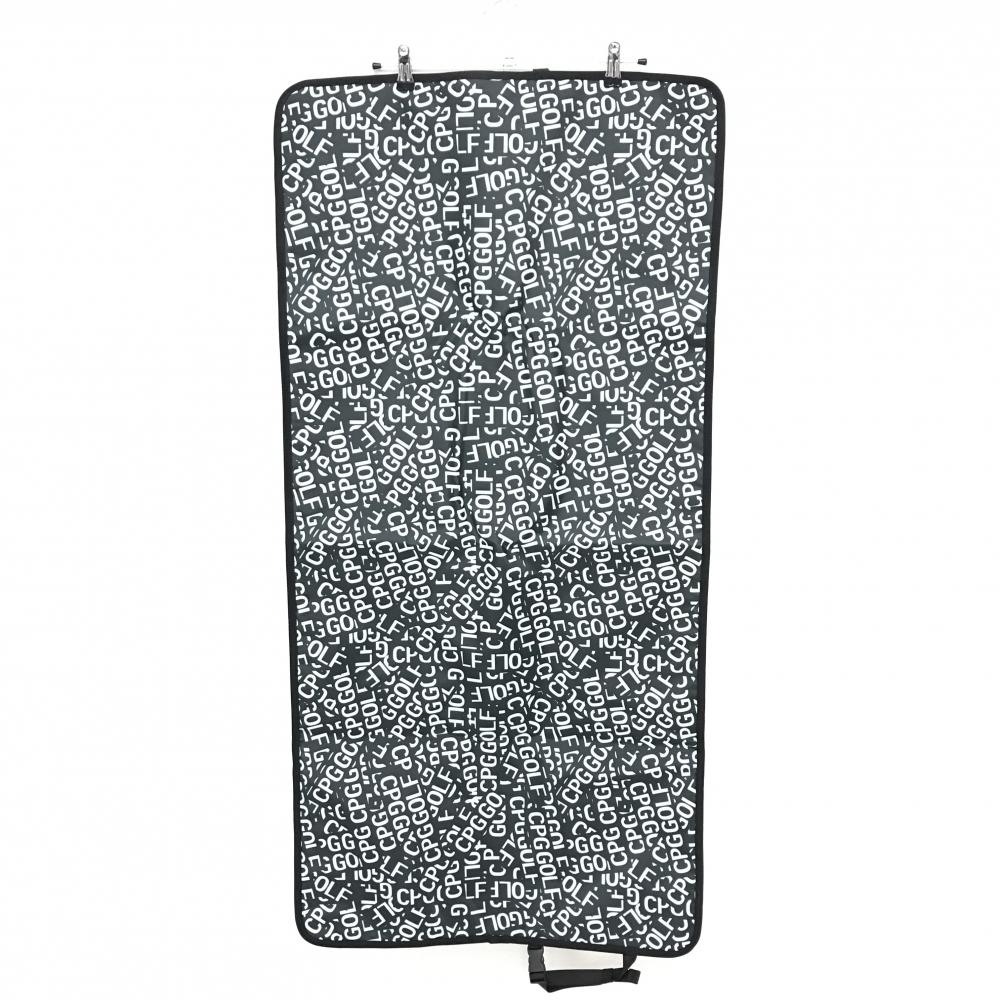 【未使用品】CPG カート用品 黒×白 カートシートカバー ロゴ総柄 ゴルフ CPG