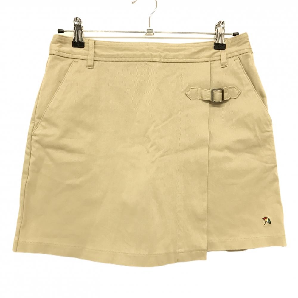 【美品】アーノルドパーマー スカート ベージュ コットン混 ストレッチ 内側パンツ レディース 11 ゴルフウェア Arnold Palmer