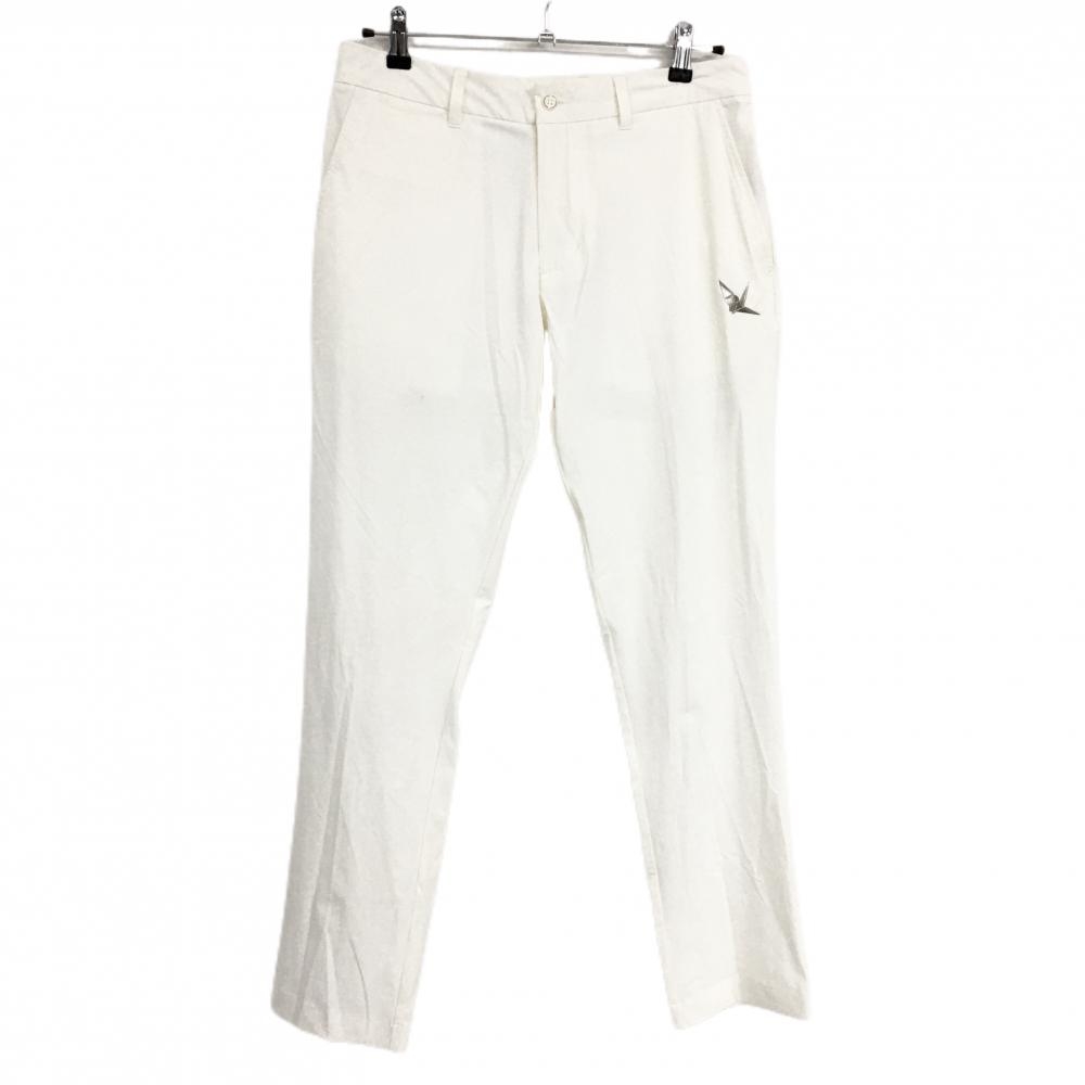 ウノピゥウノウグァーレトレゴルフ ナイロンパンツ アイボリー ストレッチ メンズ V(L) ゴルフウェア 1PIU1UGUALE3 