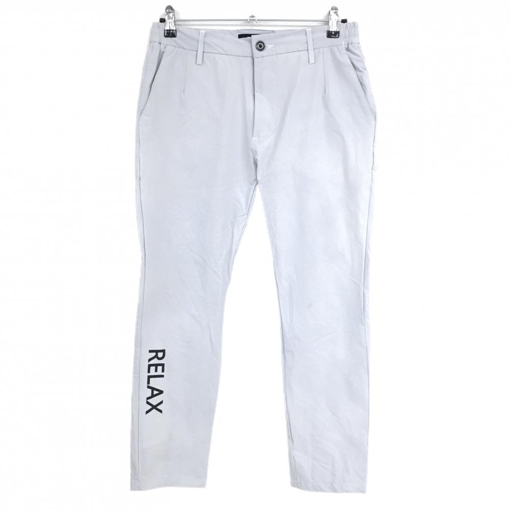 【超美品】ウノピゥウノウグァーレトレリラックス ナイロン半端丈パンツ ライトグレー メンズ M ゴルフウェア 1PIU1UGUALE3 