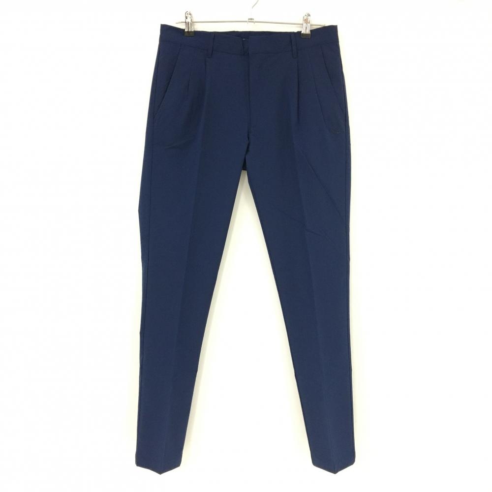 【超美品】ウノピゥウノウグァーレトレゴルフ パンツ ネイビー ロゴ刺しゅう ストレッチ メンズ  ゴルフウェア 1PIU1UGUALE3 