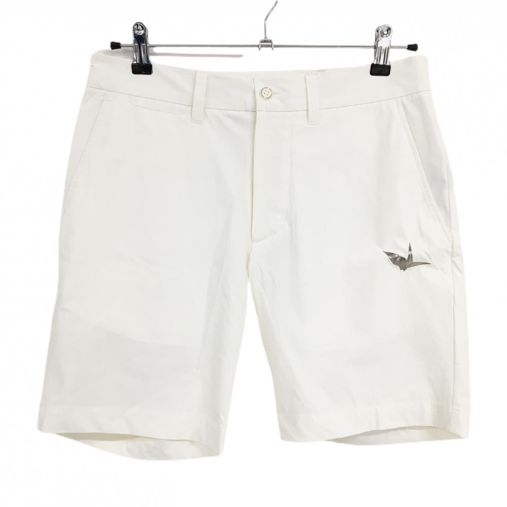 【超美品】ウノピゥウノウグァーレトレゴルフ ハーフパンツ アイボリー ナイロン混 ストレッチ メンズ IV(M) ゴルフウェア 1PIU1UGUALE3 