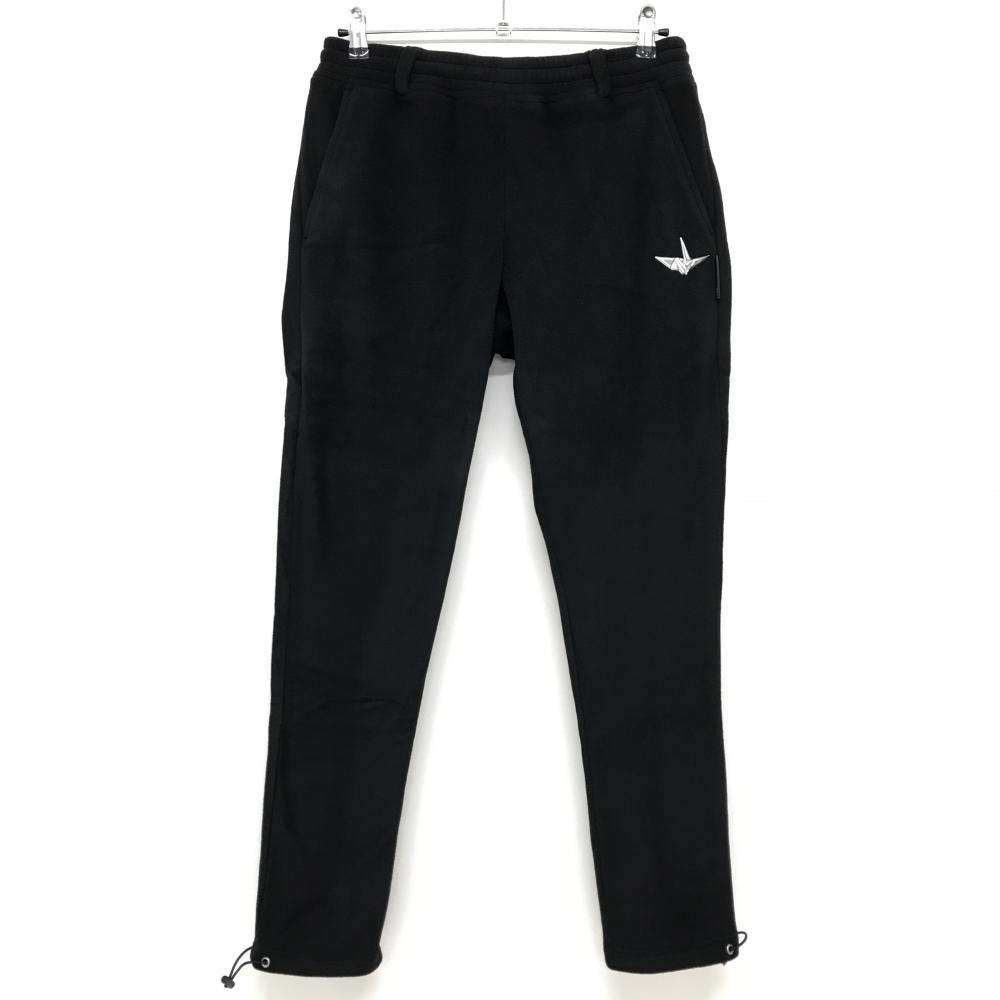 【超美品】ウノピゥウノウグァーレトレゴルフ フリースパンツ 黒 POLARTEC ストレッチ メンズ IV(M) ゴルフウェア 1PIU1UGUALE3 