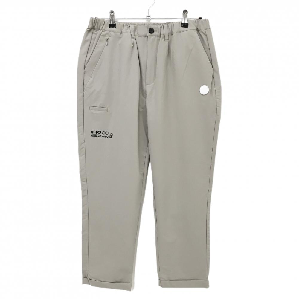 エフアールツー パンツ グレージュ ストレッチ ウエストゴム　 メンズ L ゴルフウェア #FR2 GOLF