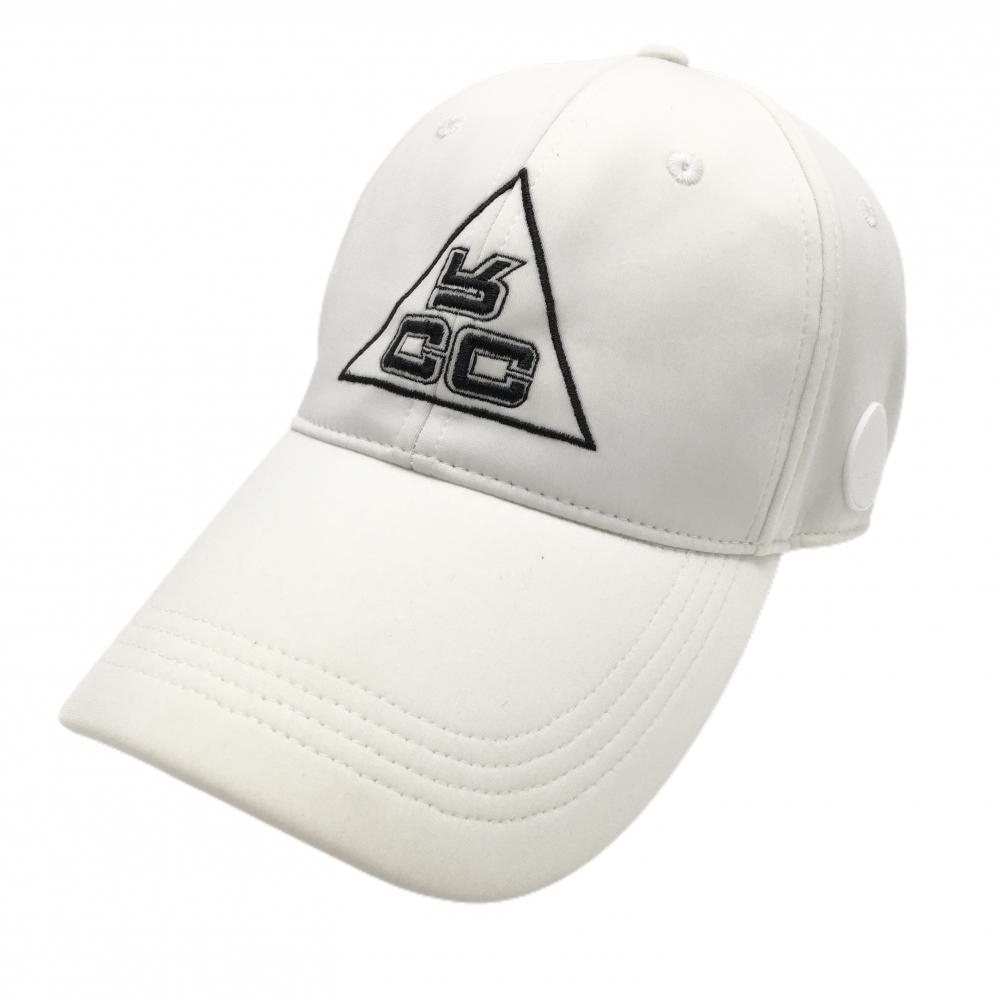 エフアールツー キャップ 白 刺しゅう 汗取りパッド付   ゴルフウェア #FR2 GOLF