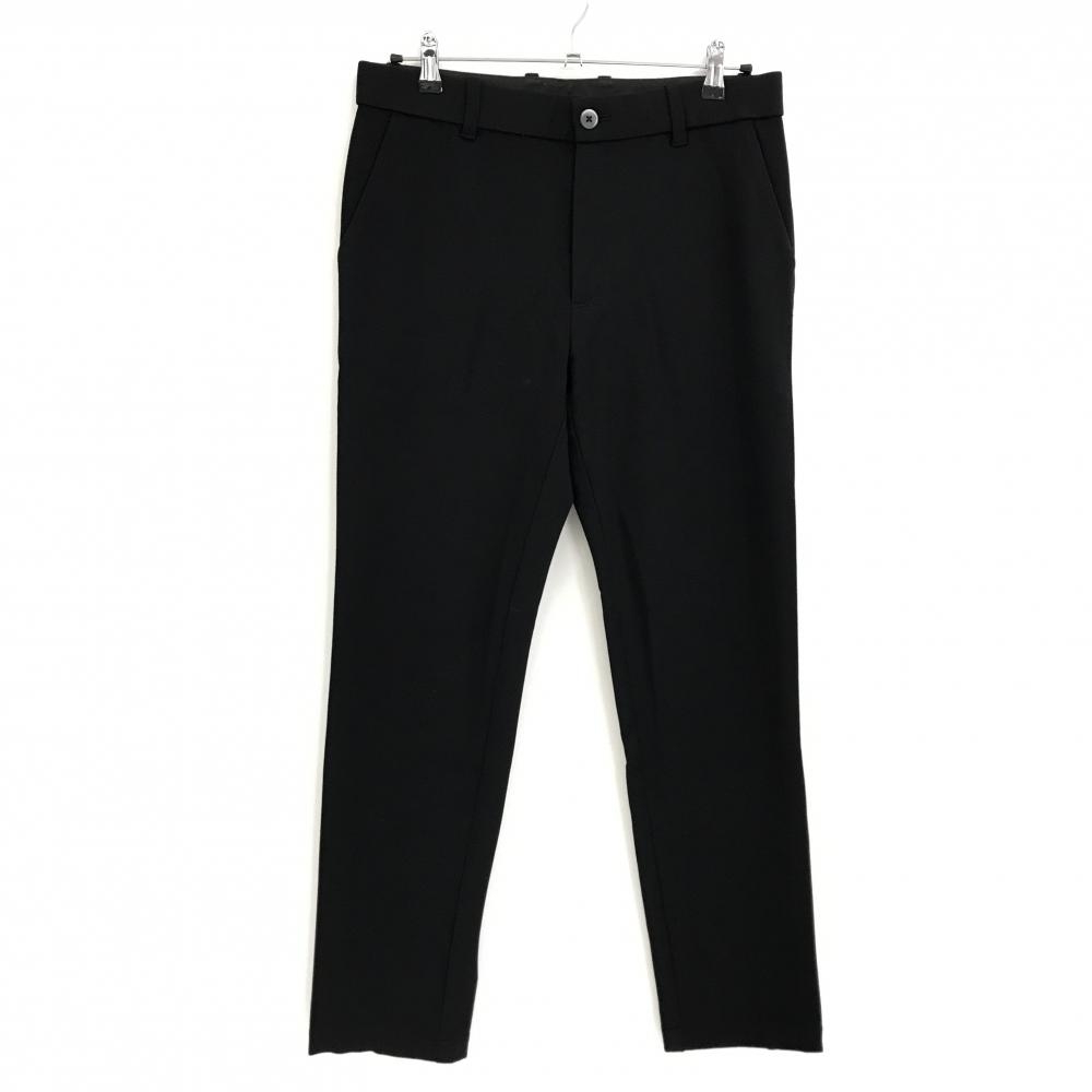 【超美品】ジーフォア ストレッチパンツ 黒 無地 後ろロゴ白  メンズ 82 ゴルフウェア G/FORE