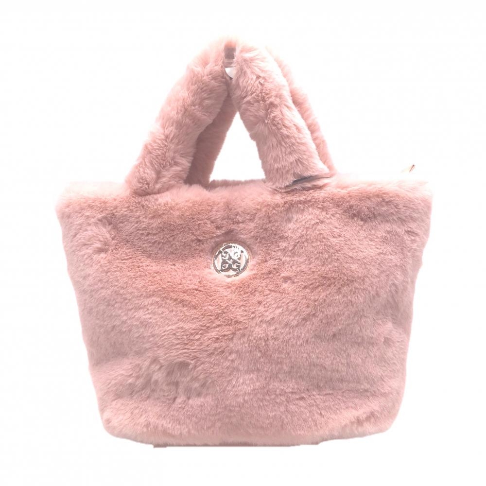 【新品】ジーフォア カートバッグ ピンク ファー 内側ポケット ゴルフ G/FORE