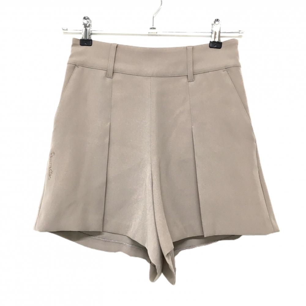 【超美品】レザレクション キュロットスカート ベージュ系 無地 レディース XS ゴルフウェア Resurrection